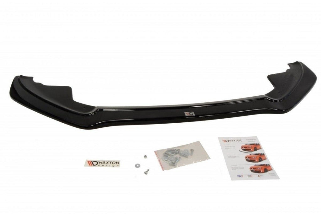 Maxton Design Front Ansatz passend für Audi S5 / A5 S-Line 8T schwarz Hochglanz