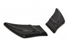 Laden Sie das Bild in den Galerie-Viewer, Maxton Design Heck Ansatz Flaps Diffusor passend für v.2 VW GOLF 7 R schwarz Hochglanz