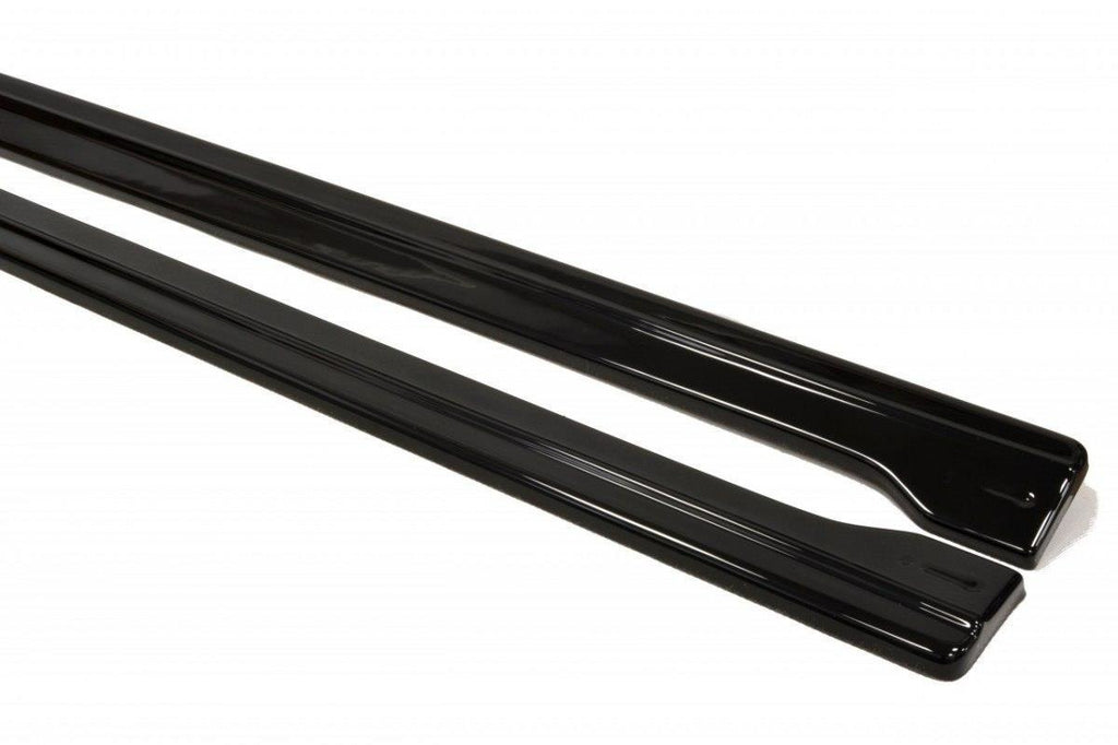 Maxton Design Seitenschweller Ansatz passend für Audi RS6 C7 / C7 FL schwarz Hochglanz