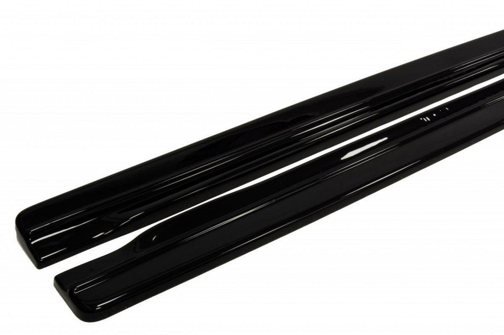 Maxton Design Seitenschweller Ansatz passend für Audi S5 / A5 / A5 S-Line 8T / 8T FL schwarz Hochglanz
