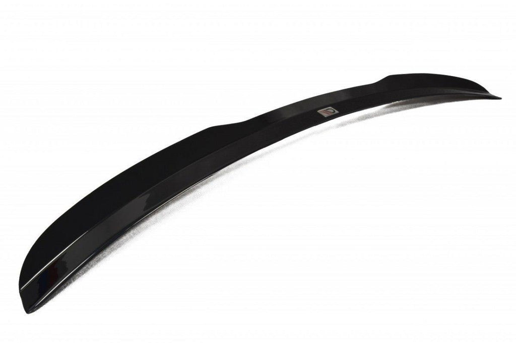 Maxton Design Spoiler CAP passend für Audi A4 / A4 S-Line B8 / B8 FL Limousine schwarz Hochglanz