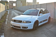 Laden Sie das Bild in den Galerie-Viewer, Maxton Design Seitenschweller Ansatz passend für AUDI RS4 B5 schwarz Hochglanz