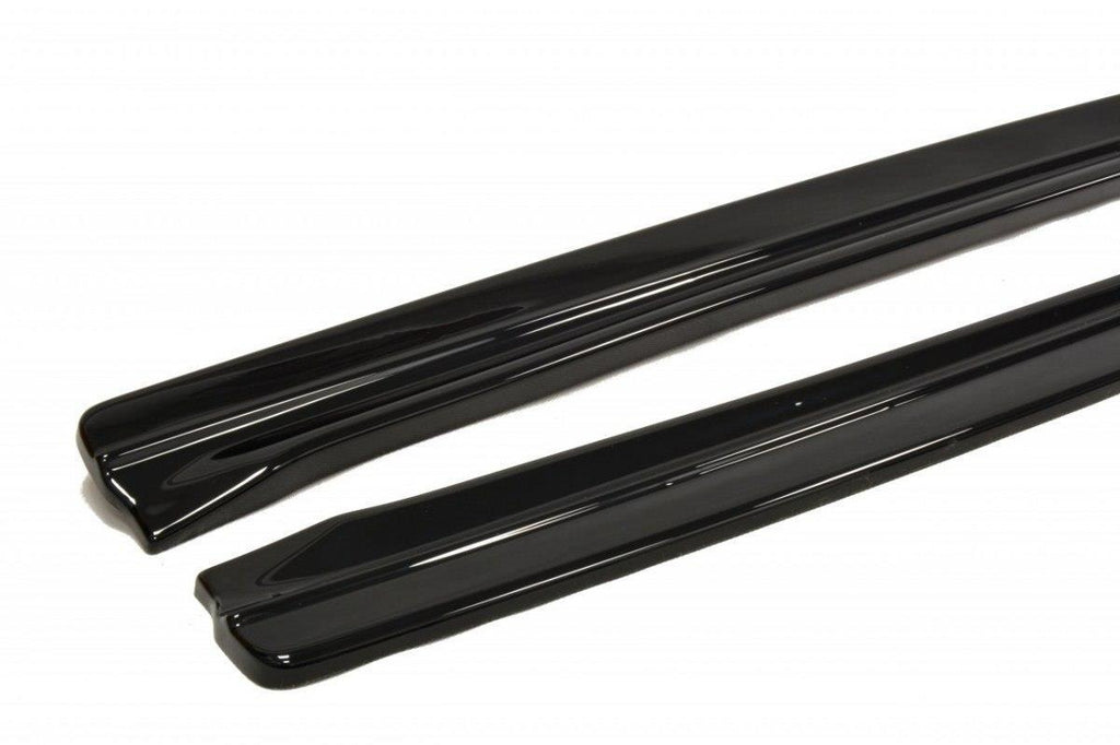 Maxton Design Seitenschweller Ansatz passend für VW Passat CC R36 RLINE (vor Facelift) schwarz Hochglanz