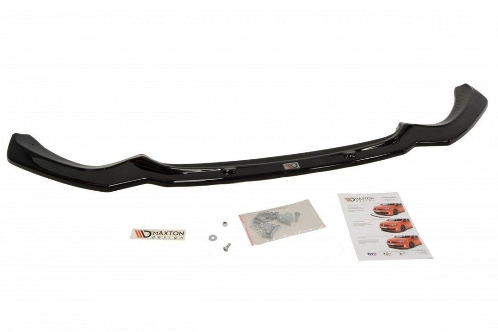 Maxton Design Front Ansatz passend für V.1 BMW 1er F20/F21 M-Power FACELIFT schwarz Hochglanz