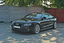 Laden Sie das Bild in den Galerie-Viewer, Maxton Design Front Ansatz passend für Audi S5 / A5 S-Line 8T schwarz Hochglanz