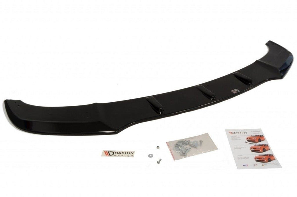 Maxton Design Front Ansatz passend für V.1 BMW 5er F10/F11 M Paket schwarz Hochglanz