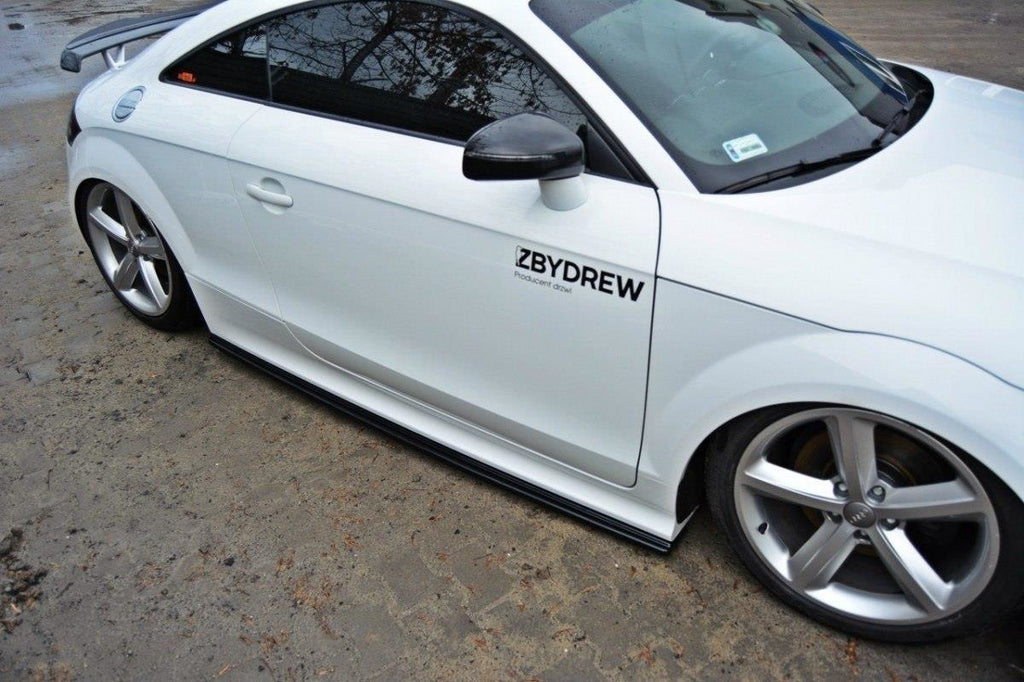 Maxton Design Seitenschweller Ansatz passend für Audi TT RS 8J schwarz Hochglanz