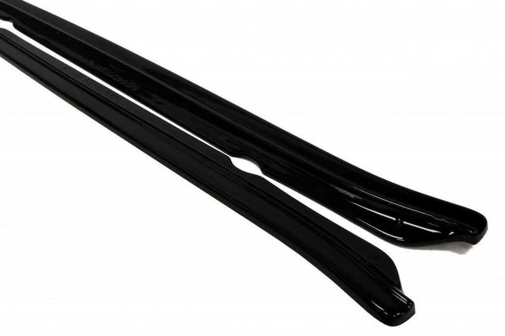 Maxton Design Seitenschweller Ansatz passend für BMW 6er E63 / E64 (vor Facelift) schwarz Hochglanz