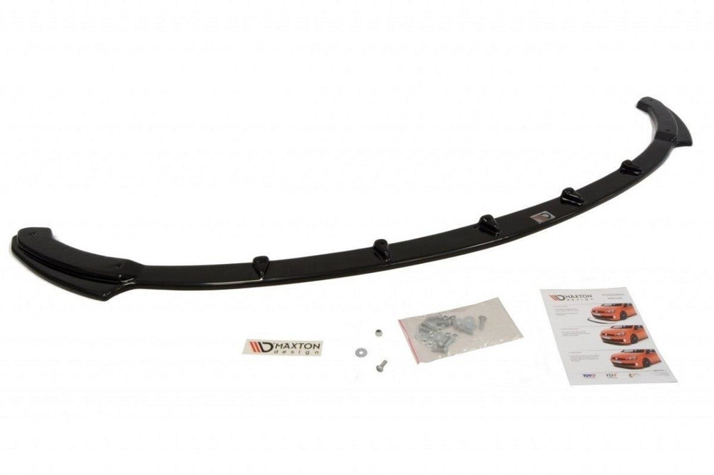 Maxton Design Front Ansatz passend für v.1 BMW Z4 E85 / E86 vor Facelift schwarz Hochglanz