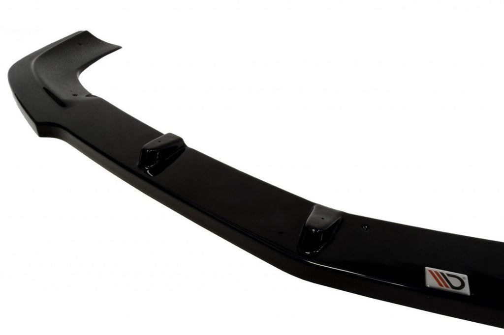 Maxton Design Front Ansatz passend für MERCEDES SLK R172 STANDARD/AMG schwarz Hochglanz