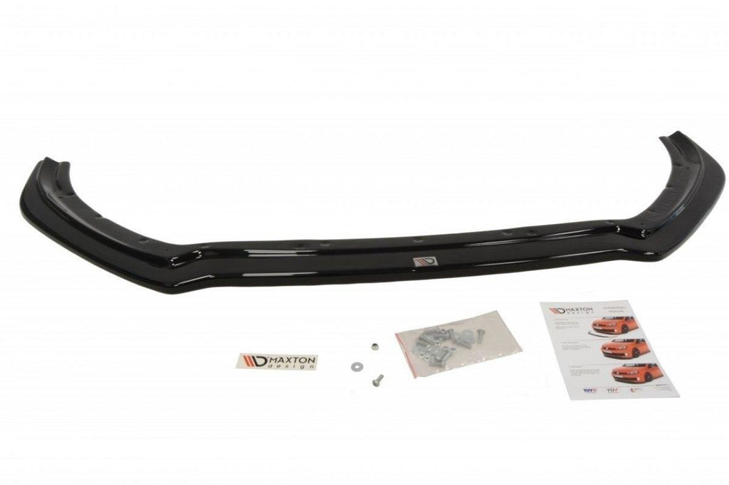 Maxton Design Front Ansatz passend für V.4 Ford Focus RS Mk3 schwarz Hochglanz