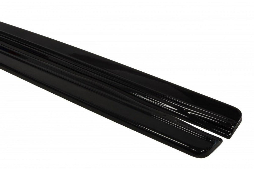 Maxton Design Seitenschweller Ansatz passend für Audi S5 / A5 / A5 S-Line 8T / 8T FL schwarz Hochglanz