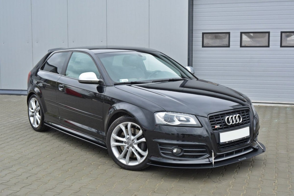 Maxton Design Seitenschweller Ansatz passend für Audi S3 8P / S3 8P FL / RS3 8P schwarz Hochglanz