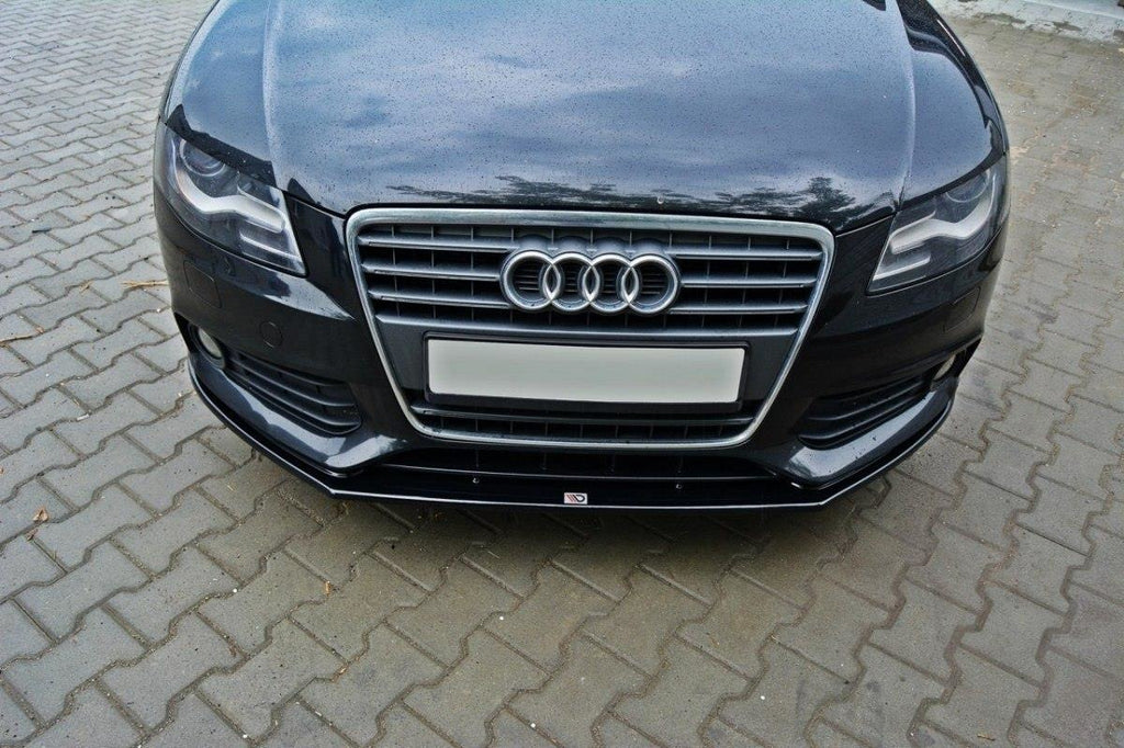 Maxton Design Front Diffuser V.2 Audi A4 B8 schwarz Hochglanz