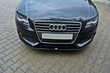 Laden Sie das Bild in den Galerie-Viewer, Maxton Design Front Diffuser V.2 Audi A4 B8 schwarz Hochglanz