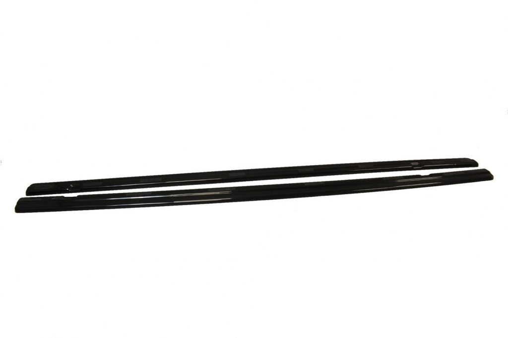 Maxton Design Seitenschweller Ansatz passend für VW GOLF 7 GTI PREFACE/FACELIFT (breit) schwarz Hochglanz