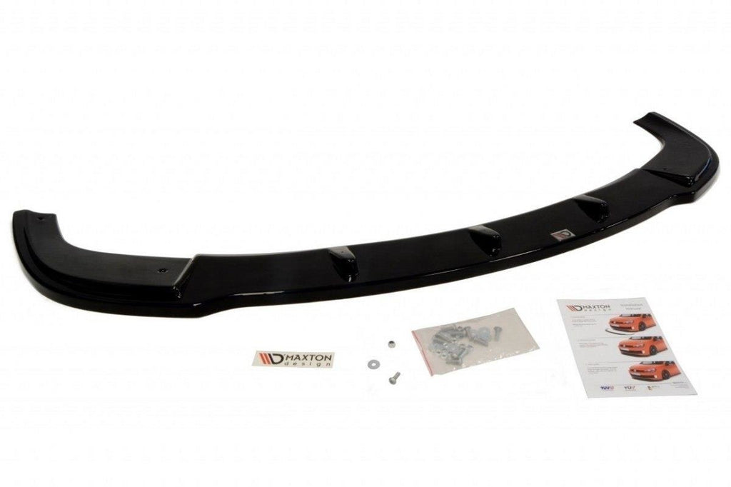 Maxton Design Front Ansatz passend für BMW 5er E60 M Paket schwarz Hochglanz