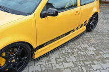 Laden Sie das Bild in den Galerie-Viewer, Maxton Design Seitenschweller Ansatz passend für VW GOLF 4 R32 schwarz Hochglanz