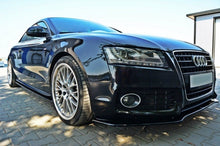 Laden Sie das Bild in den Galerie-Viewer, Maxton Design Seitenschweller Ansatz passend für Audi S5 / A5 / A5 S-Line 8T / 8T FL schwarz Hochglanz