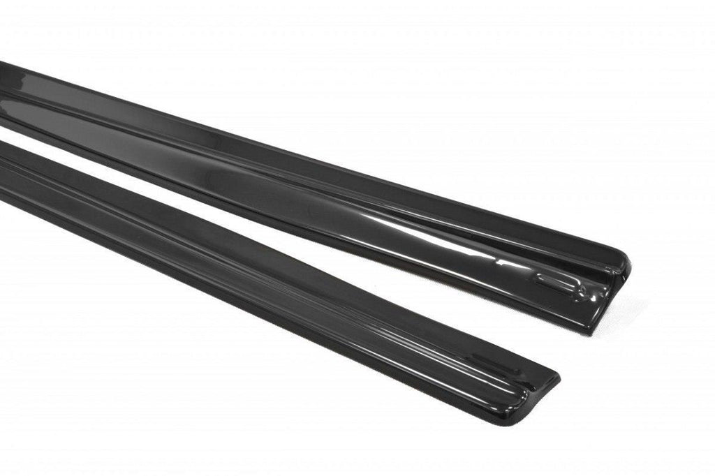 Maxton Design Seitenschweller Ansatz passend für MERCEDES CL-KLASSE C215 schwarz Hochglanz