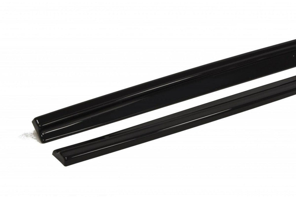 Maxton Design Seitenschweller Ansatz passend für Ford Focus ST Mk2 FL schwarz Hochglanz