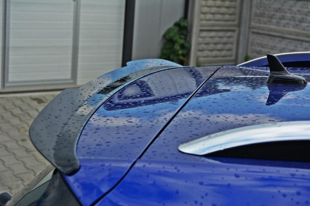 Maxton Design Spoiler CAP passend für VW GOLF 7 R VARIANT schwarz Hochglanz