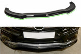 Maxton Design Front Ansatz passend für v.1 MERCEDES CLA 45 AMG C117 (vor Facelift) schwarz Hochglanz