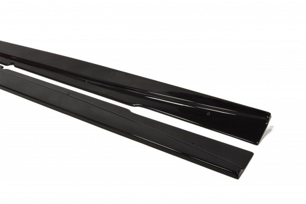 Maxton Design Seitenschweller Ansatz passend für MERCEDES CLS C219 schwarz Hochglanz