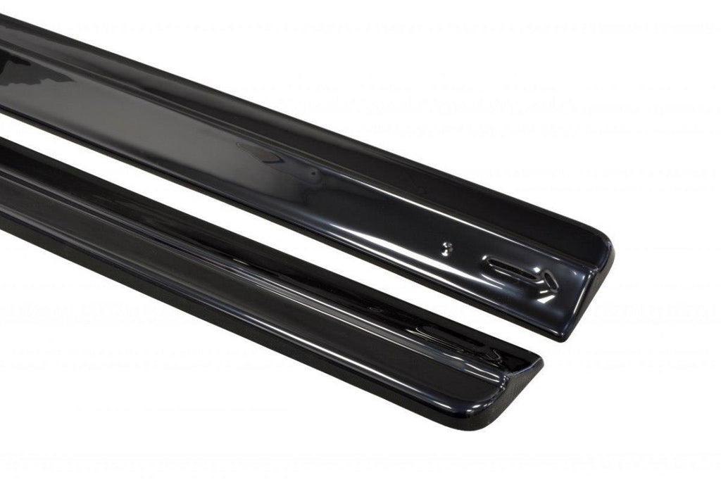 Maxton Design Seitenschweller Ansatz passend für Audi S8 D4 FL schwarz Hochglanz