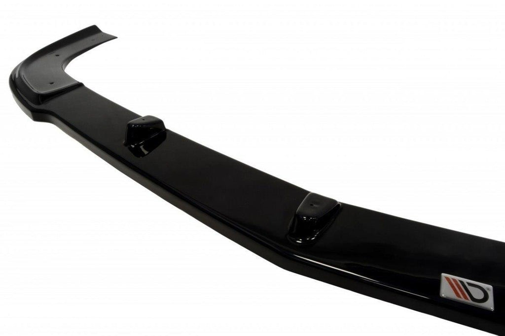 Maxton Design Front Ansatz passend für MERCEDES C-KLASSE C219 - W204 AMG LOOK schwarz Hochglanz