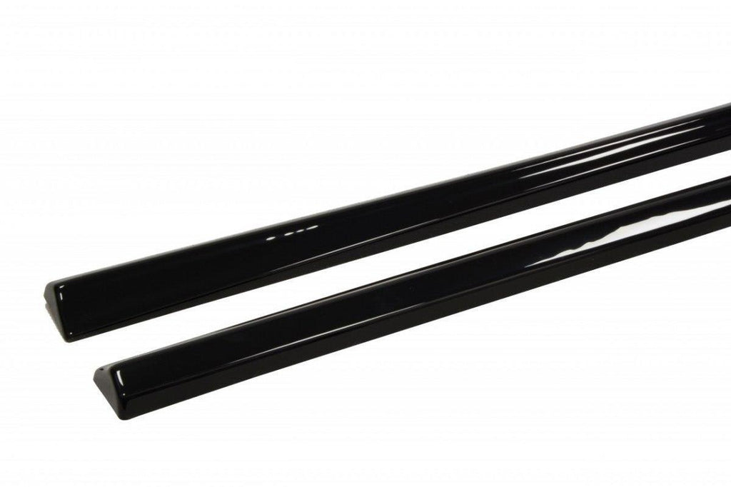 Maxton Design Seitenschweller Ansatz passend für Audi S3 / A3 S-Line 8V / 8V FL Sportback schwarz Hochglanz