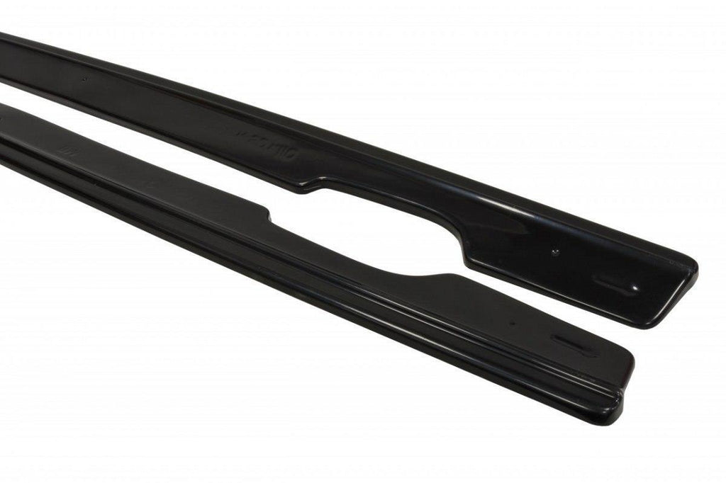 Maxton Design Seitenschweller Ansatz passend für BMW 3er E46 M Paket COUPE schwarz Hochglanz