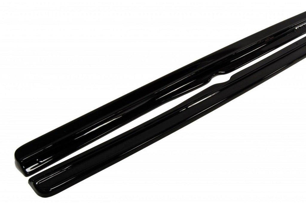 Maxton Design Seitenschweller Ansatz passend für BMW 6er E63 / E64 (vor Facelift) schwarz Hochglanz