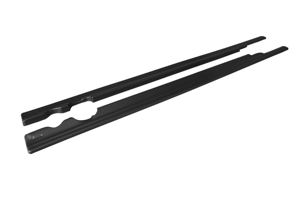 Maxton Design Seitenschweller Ansatz passend für Mercedes C-Klasse S205 63 AMG Kombi schwarz Hochglanz