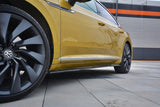 Maxton Design Seitenschweller Ansatz passend für VW ARTEON schwarz Hochglanz