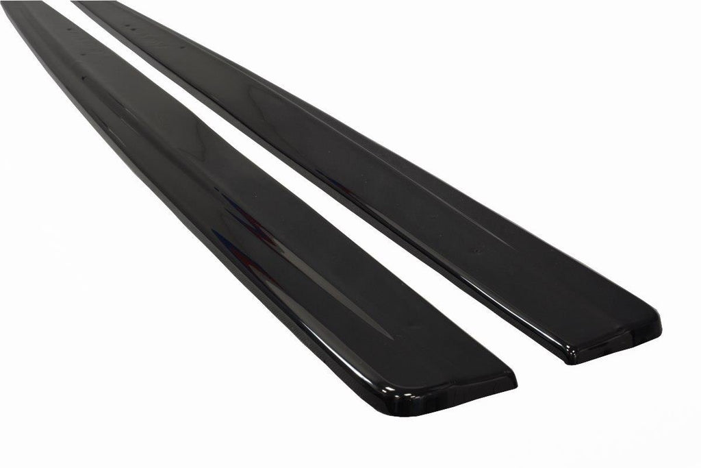 Maxton Design Seitenschweller Ansatz passend für Audi RS7 C7 FL schwarz Hochglanz