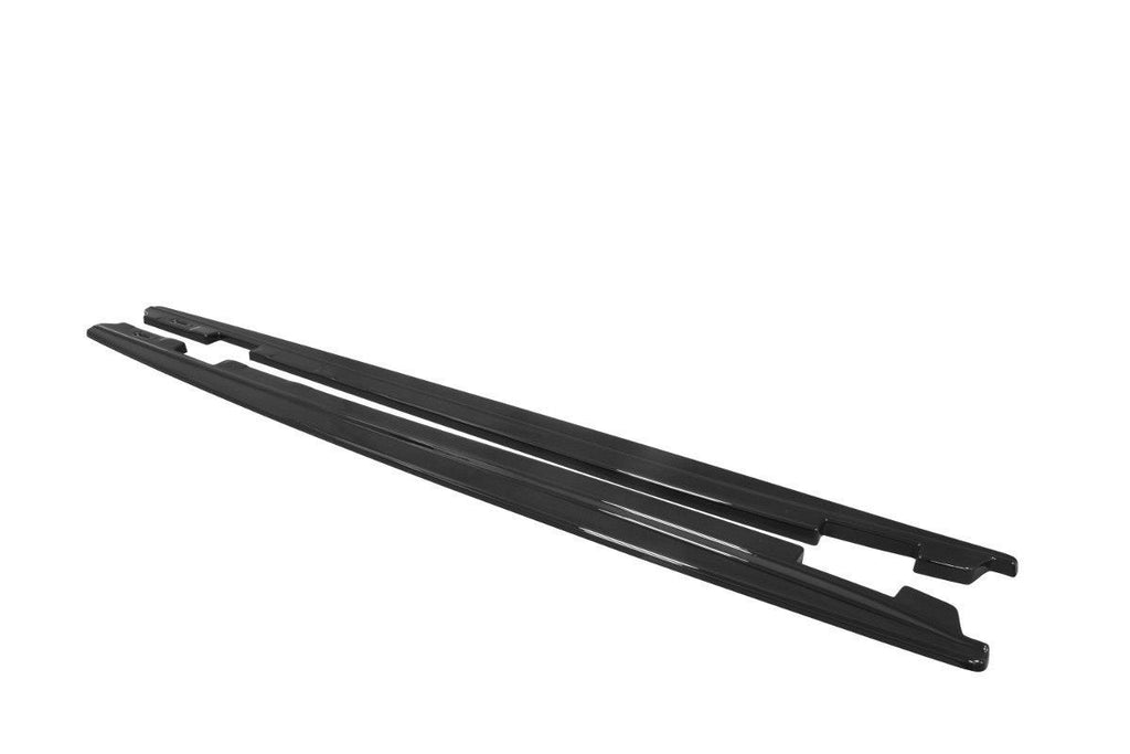 Maxton Design Seitenschweller Ansatz passend für BMW M6 E63 schwarz Hochglanz