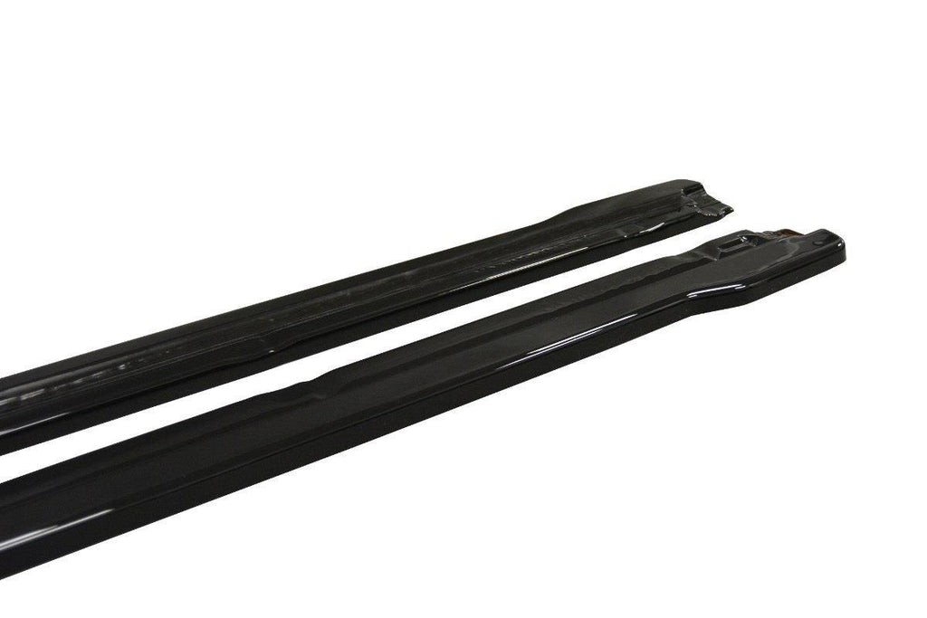 Maxton Design Seitenschweller Ansatz passend für Audi Q2 Mk.1 schwarz Hochglanz