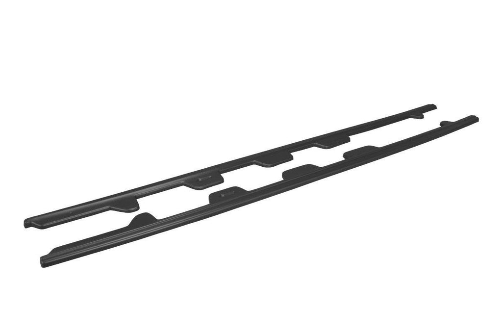 Maxton Design Seitenschweller Ansatz passend für Audi S7 / A7 S-Line C7 schwarz Hochglanz
