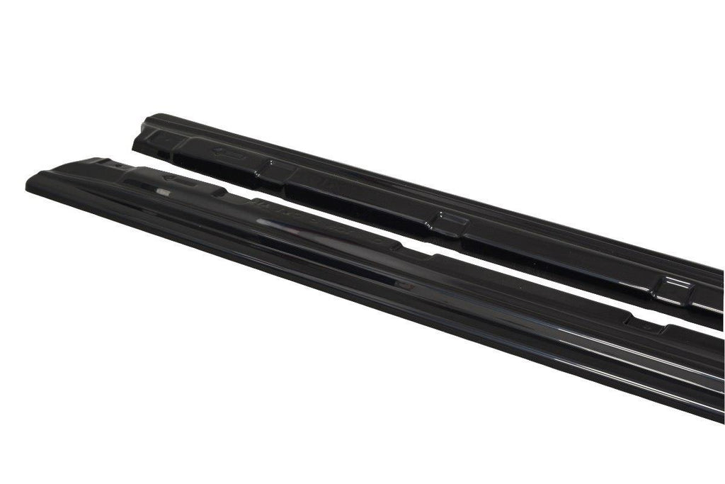 Maxton Design Seitenschweller Ansatz passend für Hyundai i30 mk.2 schwarz Hochglanz