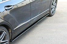 Laden Sie das Bild in den Galerie-Viewer, Maxton Design Seitenschweller Ansatz passend für Mercedes CLS C218 schwarz Hochglanz