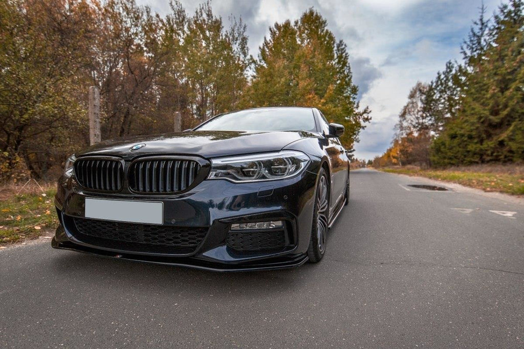 Maxton Design Front Ansatz passend für V.2 BMW 5er G30/ G31 M-Paket schwarz Hochglanz