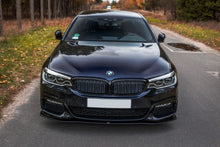 Laden Sie das Bild in den Galerie-Viewer, Maxton Design Front Ansatz passend für V.2 BMW 5er G30/ G31 M-Paket schwarz Hochglanz
