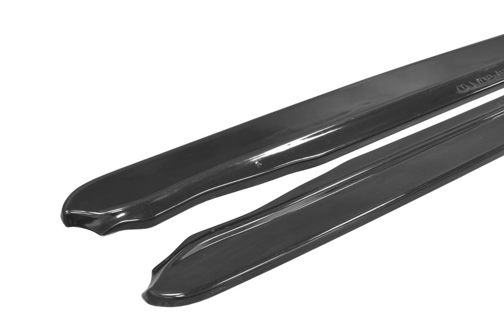 Maxton Design Seitenschweller Ansatz passend für Audi S6 C5  schwarz Hochglanz
