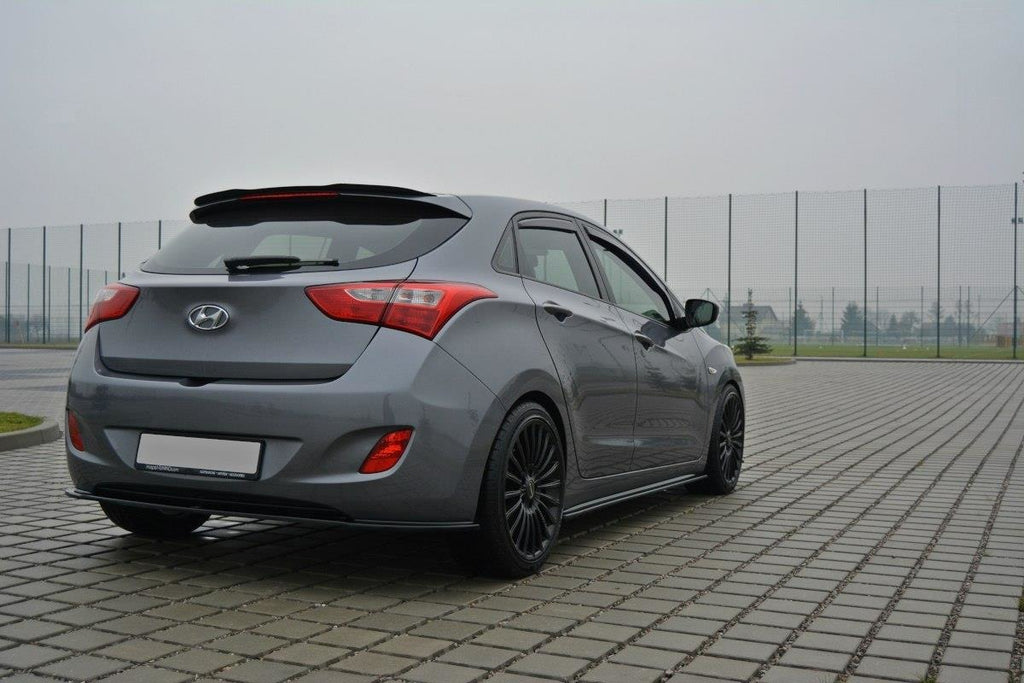 Maxton Design Seitenschweller Ansatz passend für Hyundai i30 mk.2 schwarz Hochglanz