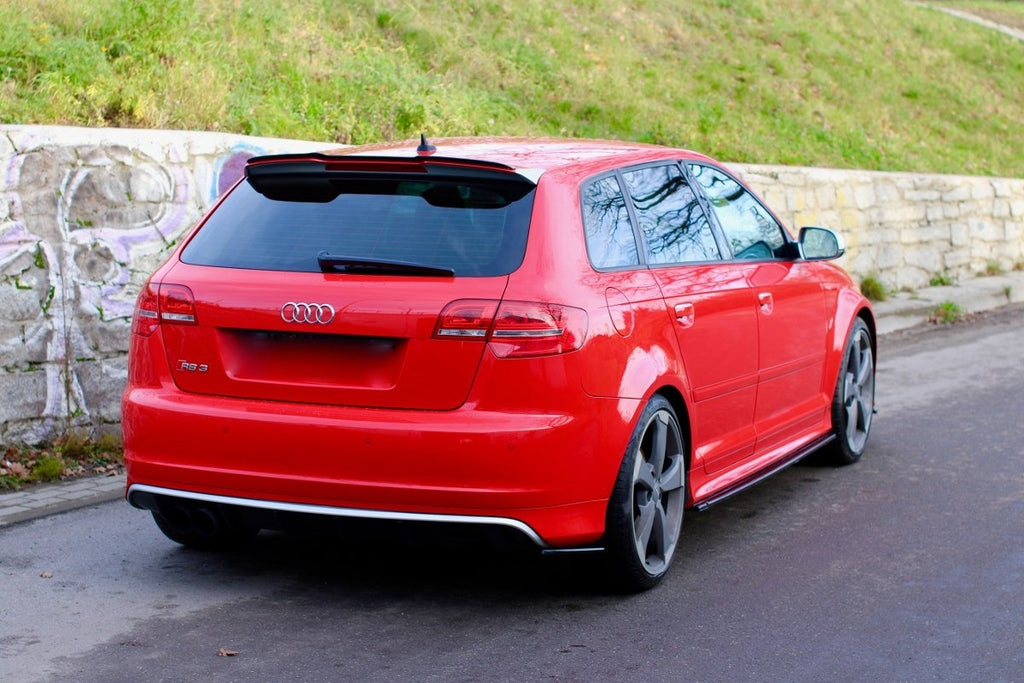 Maxton Design Seitenschweller Ansatz passend für Audi S3 8P / S3 8P FL / RS3 8P schwarz Hochglanz