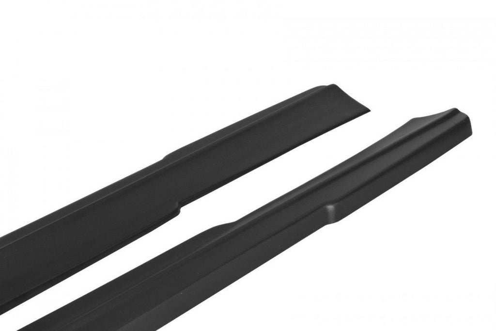 Maxton Design Seitenschweller Ansatz passend für Mercedes E W212 schwarz Hochglanz