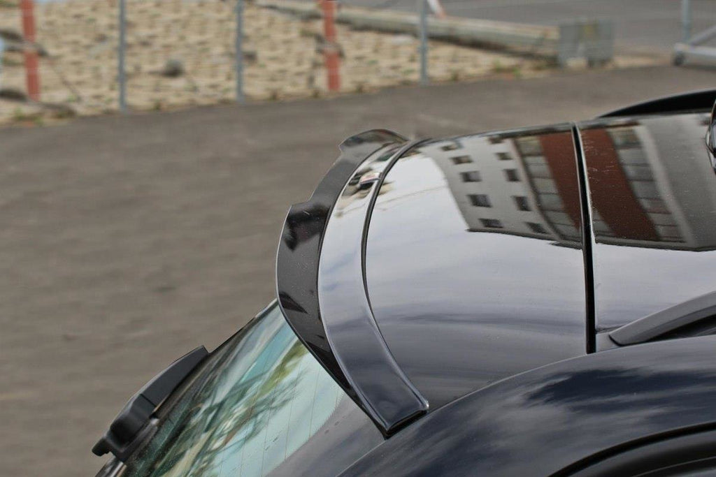 Maxton Design Spoiler CAP passend für BMW 3er E91 M Paket FACELIFT schwarz Hochglanz