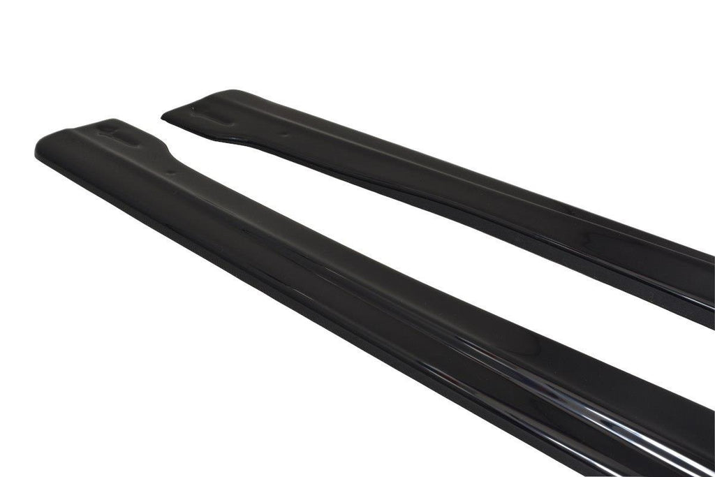 Maxton Design Seitenschweller Ansatz passend für Audi RS7 C7 FL schwarz Hochglanz