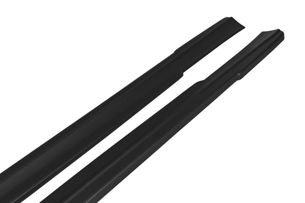 Maxton Design Seitenschweller Ansatz passend für Mercedes E W212 schwarz Hochglanz